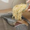 Triangular Magnetic Drain Basket Sink Corner Strainer Triangular Kitchen Sink Drain Basket Waste Catcher for Debris Food Scraps Leftovers