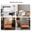 TIGER Smart Fingerprint Drawer Safe with Leather Interior