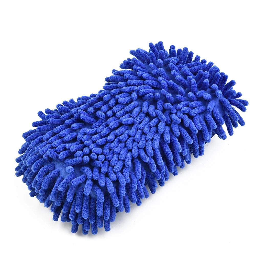 Car wash gloves car cleaning sponge Car Window Ultrafine Fiber Car wash accessories Chenille Washer Sponge Brush Supplies