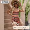 Women's Fashion Summer Spring Sleeveless U-Neck Casual Dresses