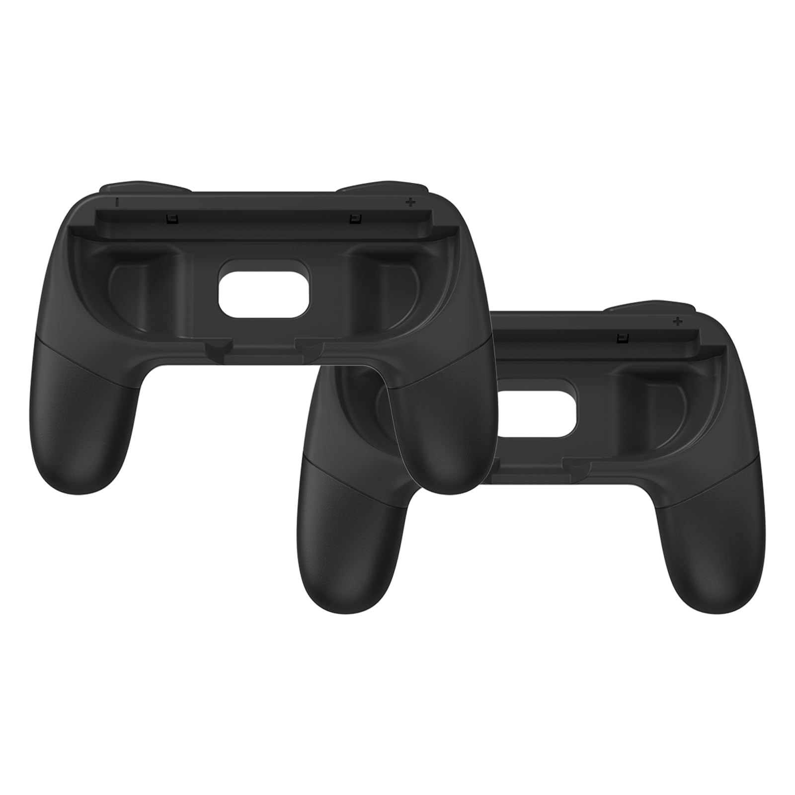 

Накладки NBCP для Switch 2 красные синие легко крепящиеся накладки на контроллеры для Switch и удобное управление Joy-Con (Набор 2) & Эргономичный, Нескользящий, чёрный