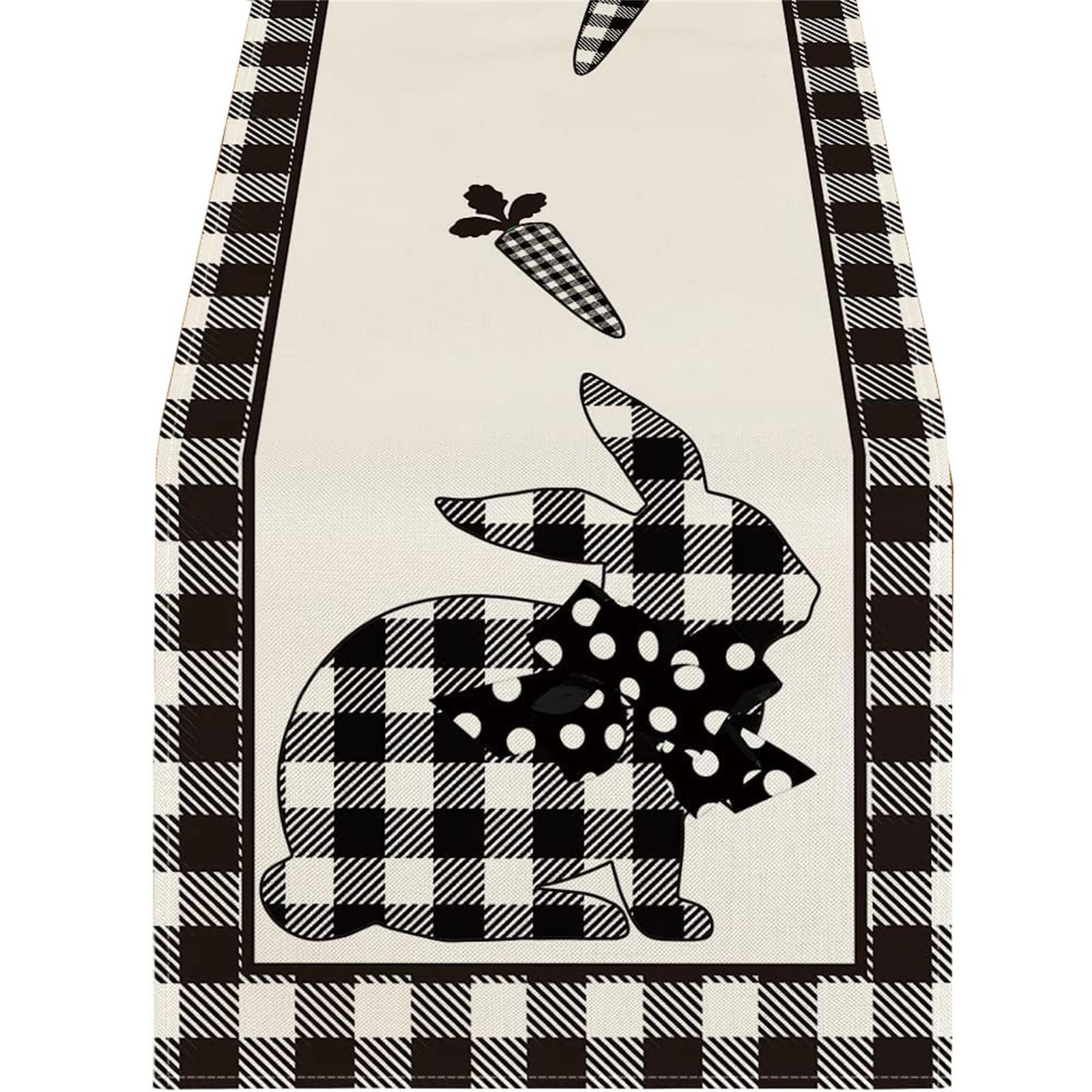 

Пасхальная дорожка для стола, весна-лето, сезонный праздник, украшение для кухонного обеденного стола для дома, на открытом воздухе, декор для вечеринки One Size