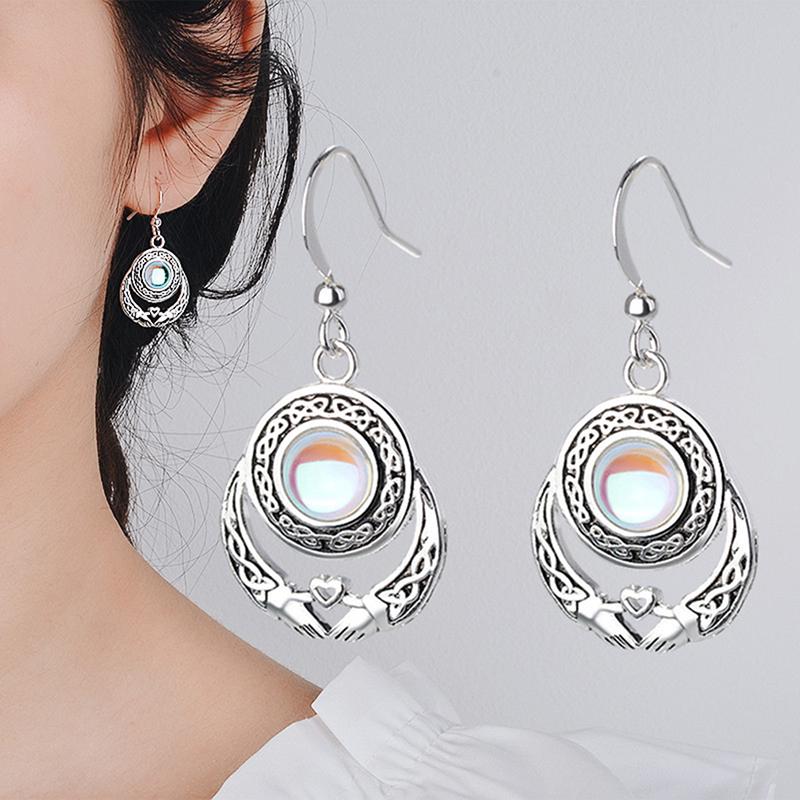 Charme Femmes Fashion BOHO Style Coloré Perles Dangle Boucles d/'oreilles ajourées