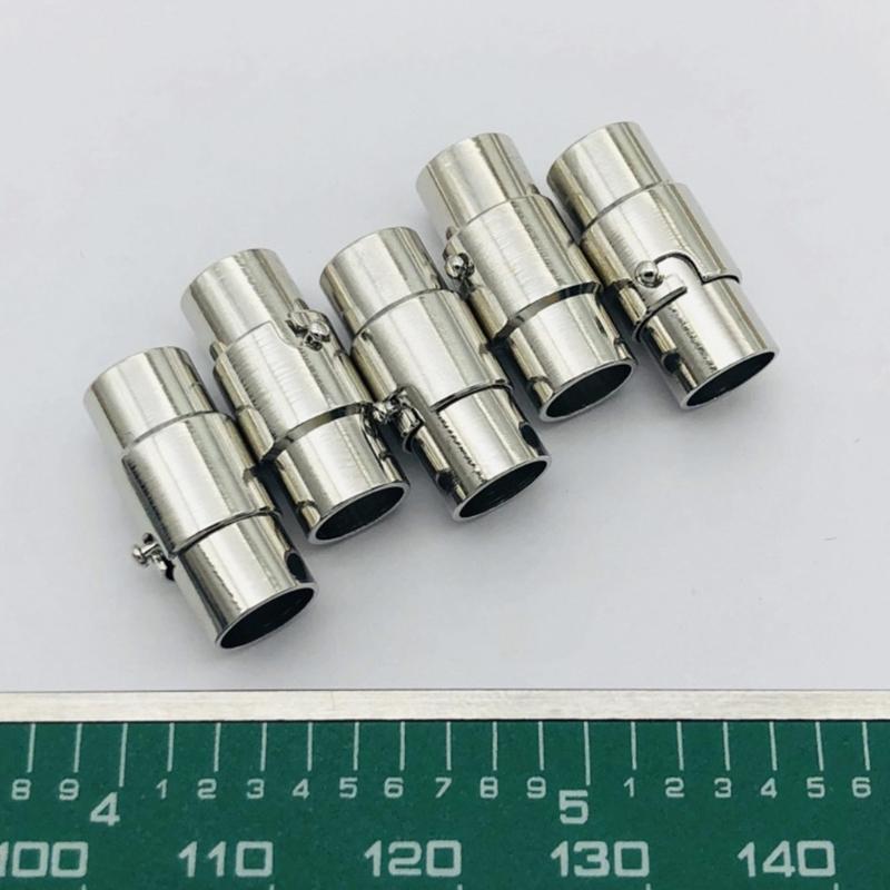 Balení 10 magnetických zapínání Díl pro výrobu šperků Měděné koncovky šňůr pro kůže Lanový náhrdelník Náramek Příslušenství