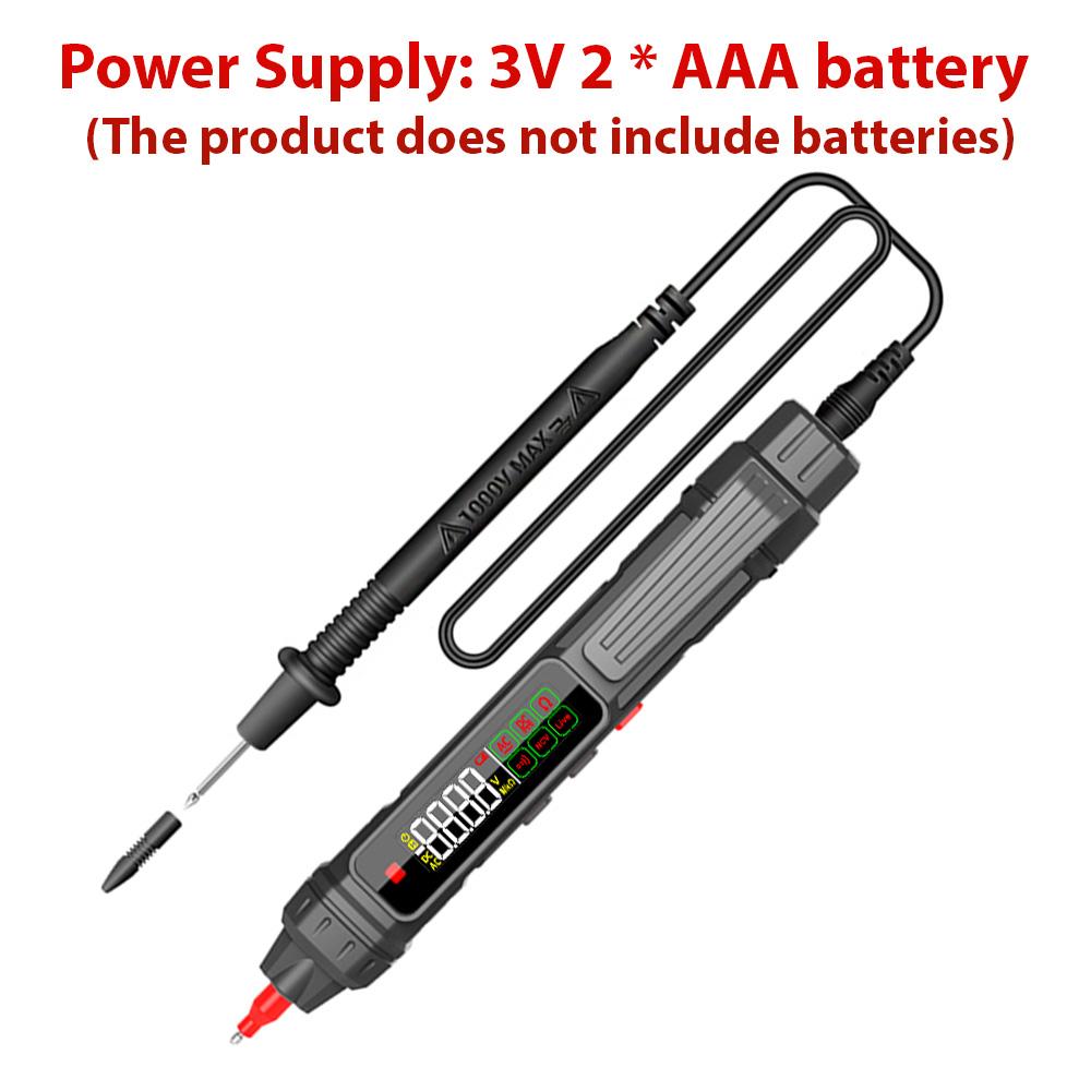 Multimeter Pen Type Digital Multimeter 4000 Counts AC/DC Voltage Tester Professional Current Meter