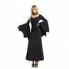 Halloween Costume Style American Spice Girls Nightclub Queen Bat Sleeve Slim Dress Dark Goth Women's Clothing