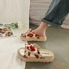 Platform sandals women's summer flat-bottomed cool slippers new fashion soft-soled beach shoes