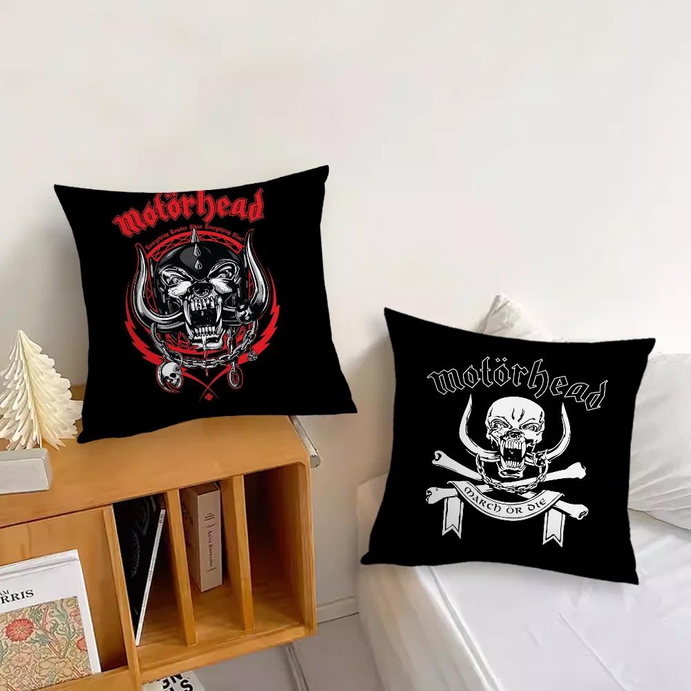 The Band M-Motorheads Comfortable soft Pillow Case for Sofa Living Room Home office Decor Protective Covers