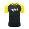 New Trendy  Print Compression Shirt Men's Running T-Shirt Gym Sports Quick-Drying Shirt Outdoor Cycling Jogging Training Top 849