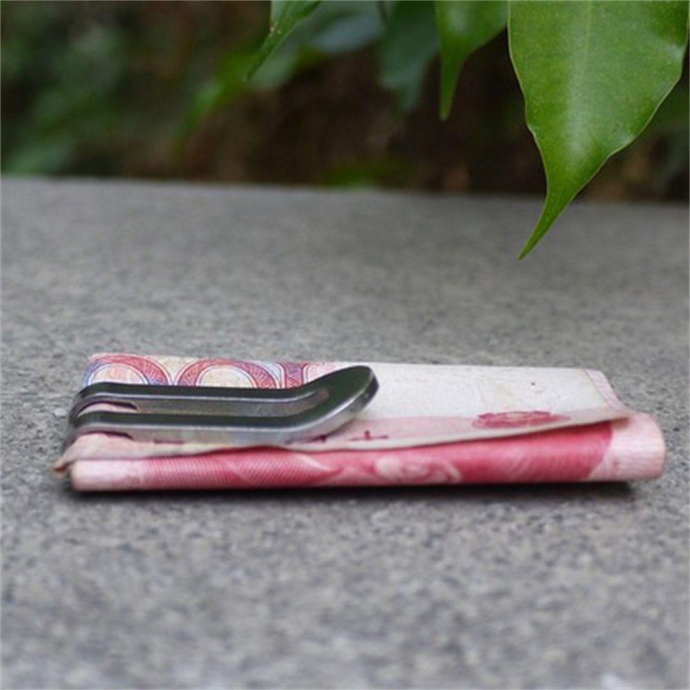 Holder Stainless Steel Metal Clip Waist Clip Bill Clip Cash Holder Money Clips Hanging Keyhchains