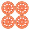 1.9in Wheel Rims RC Beadlock Wheels Rims for Axial SCX10 for Traxxas 1 10 RC Crawler Cars Orange