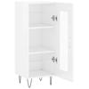 Sideboard High Gloss White 34.5 X 34 X 90 Cm Engineered Wood