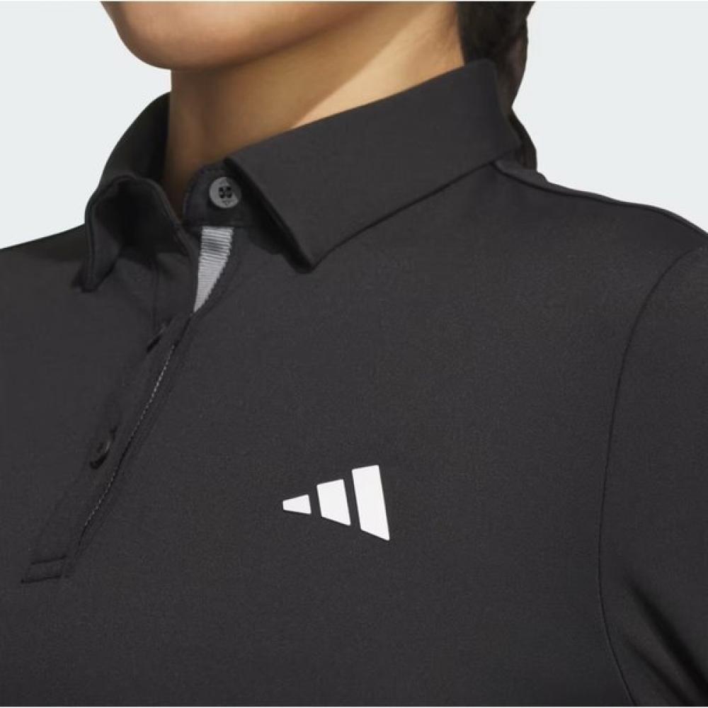 Adidas Golf 24 YearS Fw Women S T ShirT Long Sleeve Polo ShirT iS4789 Black