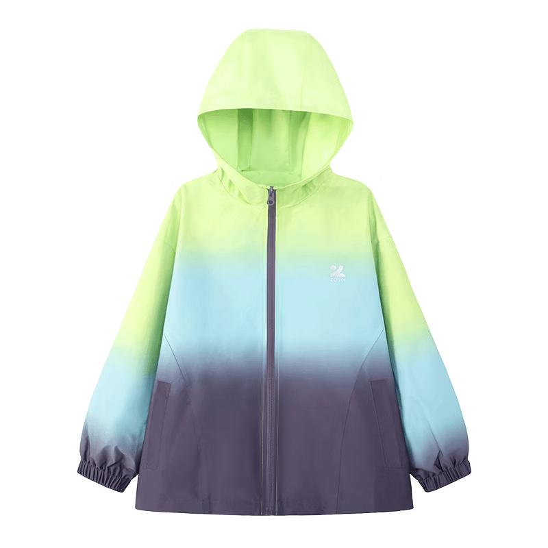 Kids Gradient Waterproof Windbreaker Jacket for Boys 110