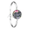 Neues Mode-Bibelvers-Armband Handgefertigtes Glasarmband Schriftzitat Schmuck Christliches Geschenk für Frauen Männer
