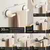 Modern Minimalist Towel Bar With Sucker Mount For Bathroom Storage And Antimildew Function