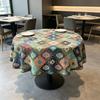 Dining Kitchen Party Event Family Gathering Small Round Cotton Tablecloth