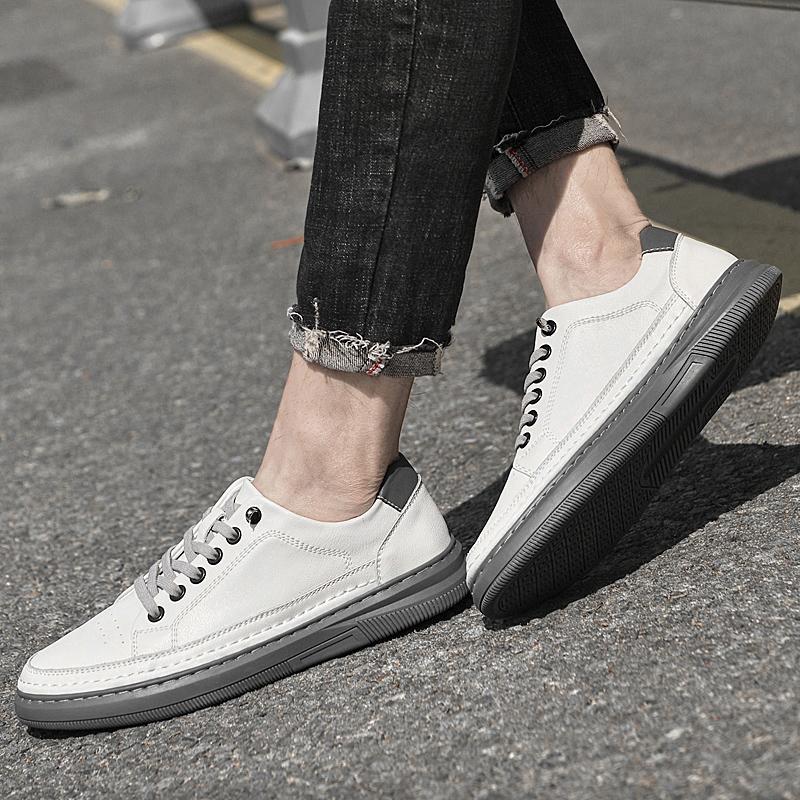 Fashion Genuine leather board shoes fashion minimalist  style Outdoor leisure street Luxury high-quality shoes Spring summer