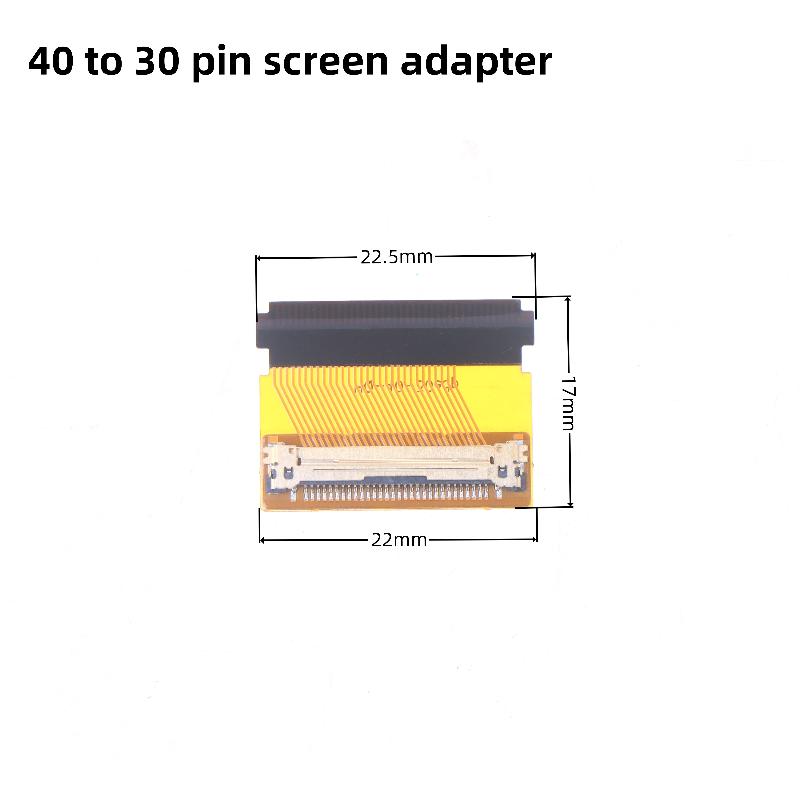 1Pc 51PLVDS LED Screen EDP 30Pin To 40Pin/40Pin To 30Pin Converter Cable 2 Lanes Cord Adapter Connector Laptop Computer Part