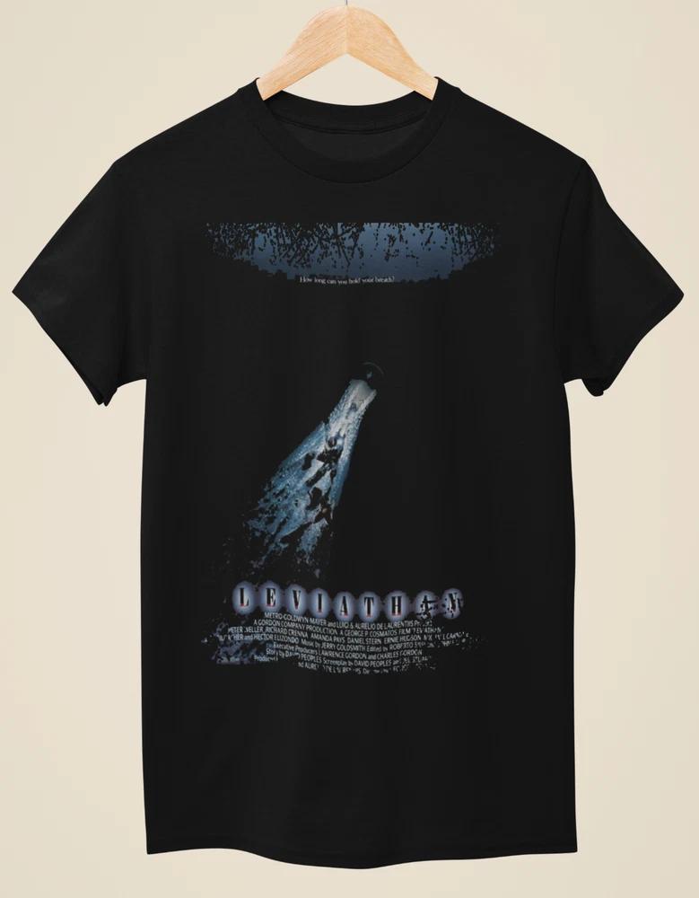 Leviathan Movie Poster Inspired Unisex Black TShirt S