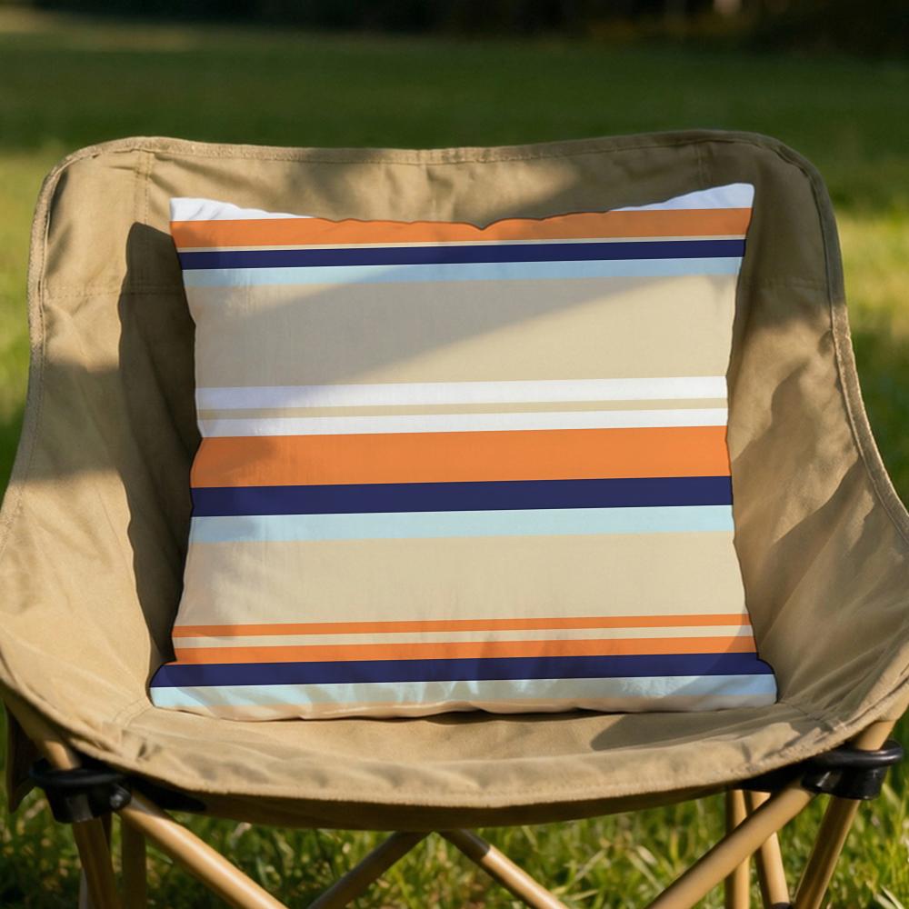 neat straight line Cushion Cover Soft Reversible Durable Pillow Cover MultiScene Use for Home Car Daily Comfort