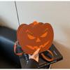 Niche bag women's autumn and winter new casual funny Halloween pumpkin head cartoon shoulder messenger bag