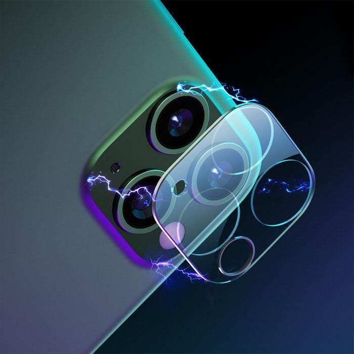 Verre trempé compatible avec iphone 11, 3 pièces verre trempé + 3 pièces caméra arrière protecteur, dureté 9h sans bulles film