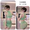 Sex underwear sexy temptation hollow bikini two-piece fishing net beach hip skirt