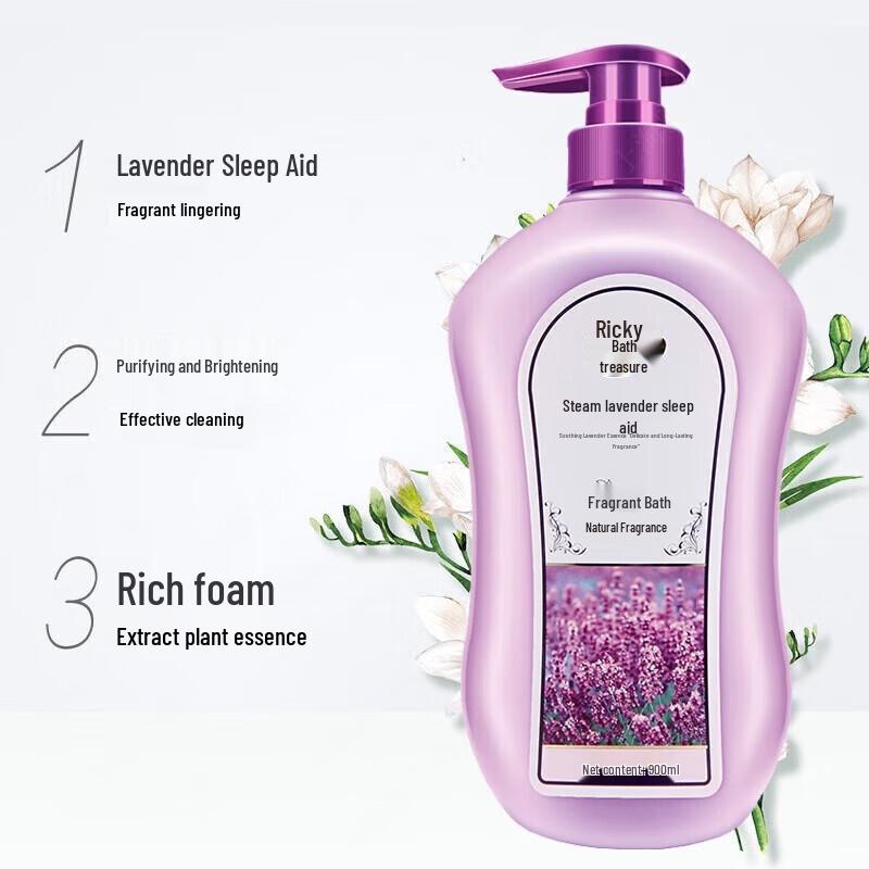 Longliqi Lavendel Feuchtigkeitsspendendes Duschgel