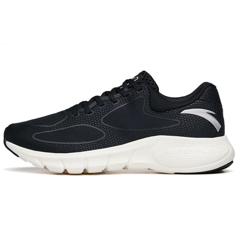 Anta Life Collection Повседневная обувь Мужские Низкие Черно-серебристые Кроссовки 112135555-5 40.5
