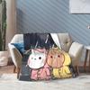 Bubu Dudu Throw Blanket for Couch Soft Cozy Plush Blanket Kawaill Couple Bears 50x60 Inches Multi-size Bedspread for All Seasons