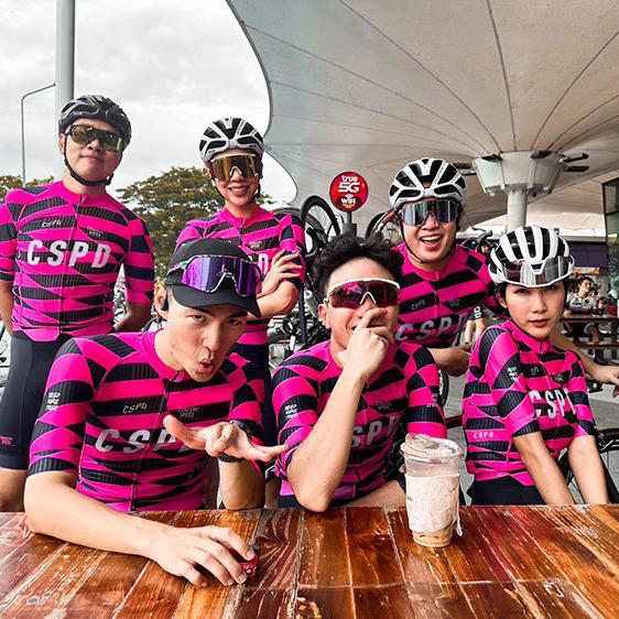 2024 CSPD Wirtual Exile Short-Sleeve Cycling Jersey for Men and Women