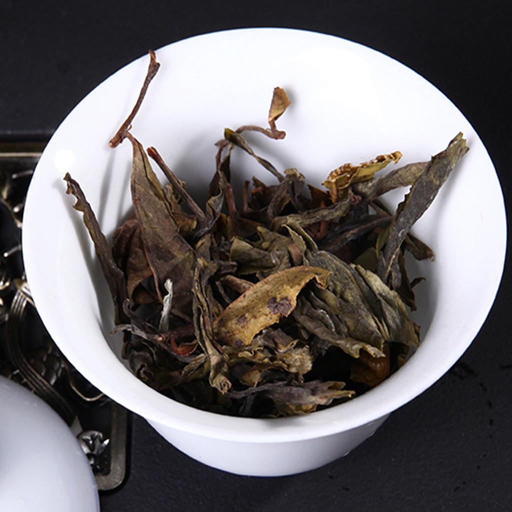 Yunnan Puerh Raw Tea Cake Ancient Tree Gold Leaf 357g