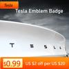 Car Sticker Tesla For Tesla Model 3/S/X/Y  Logo Emblem Badge | Rear Trunk Tailgate Sticker Decal | Auto Exterior Accessories