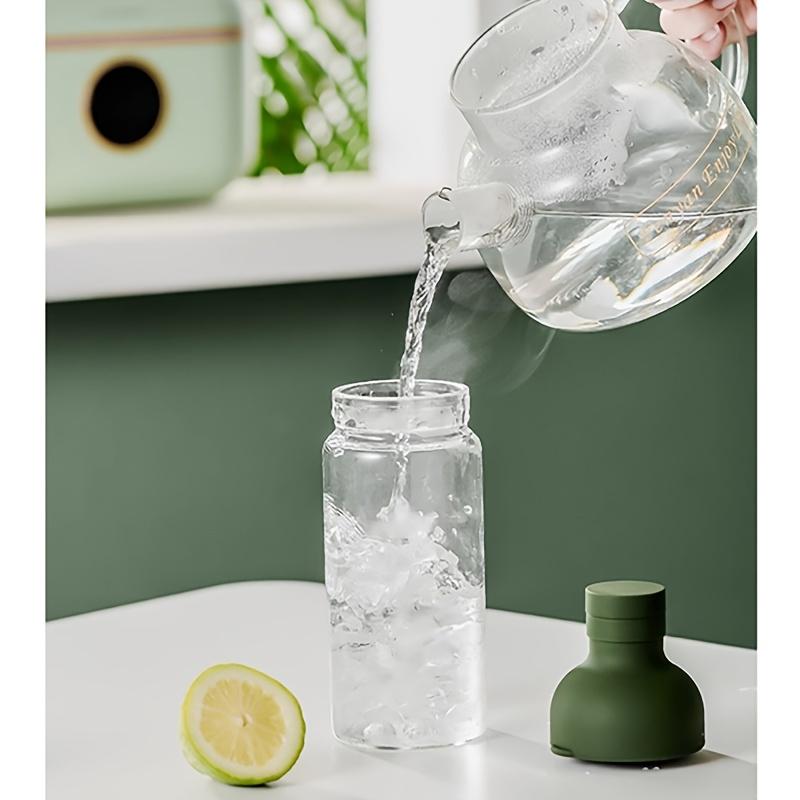 Infuser Pitcher, Cold Brew Office Tea Cup, Teapot, Glass Jug, Cold Brew Bottle , Suitable for Home, Restaurant, Outdoor Camping, Holiday Gift