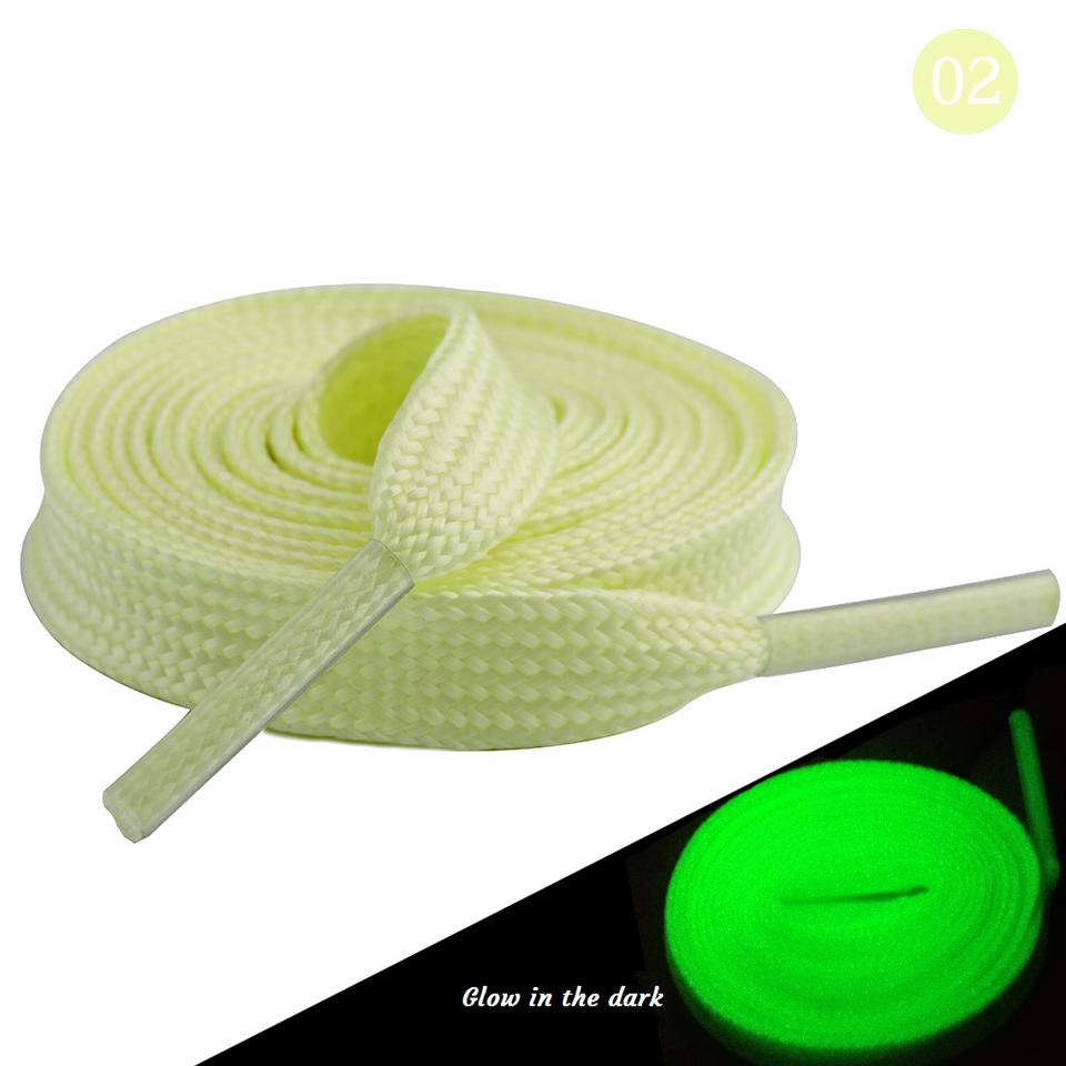 

1pair Shoelaces Glow In The Dark Night Luminous Sports Shoes Accessories Elastic Laces Shoestrings Shoelaces for Kid Sneakers 100cm светло-желтого