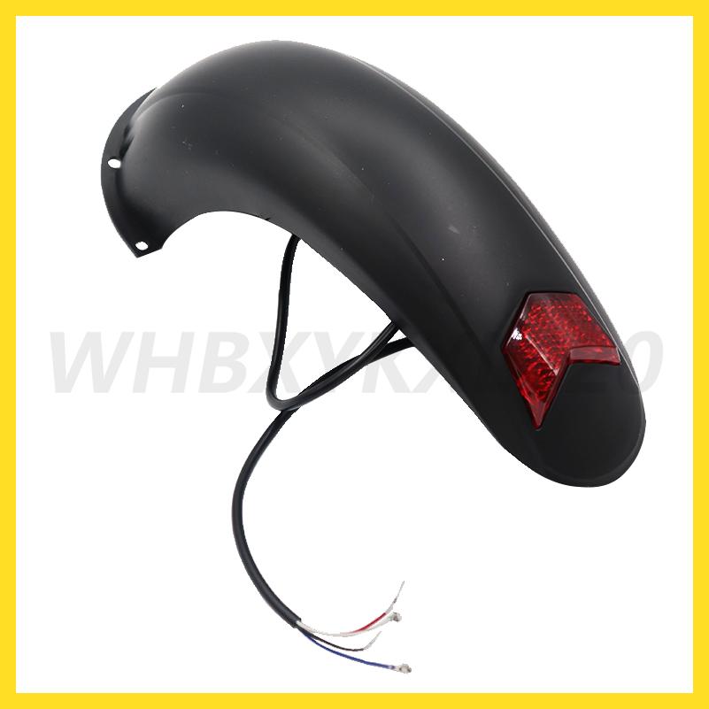 For KUGOO M4/M4 Pro Accessories 10 Inch Rear Mudguard Bracket with Taillight Electric Scooter Mud Fender Guard Skateboard
