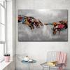 Graffiti art canvas painting street art hand posters and prints on canvas art wall decoration for living room home design No Frame