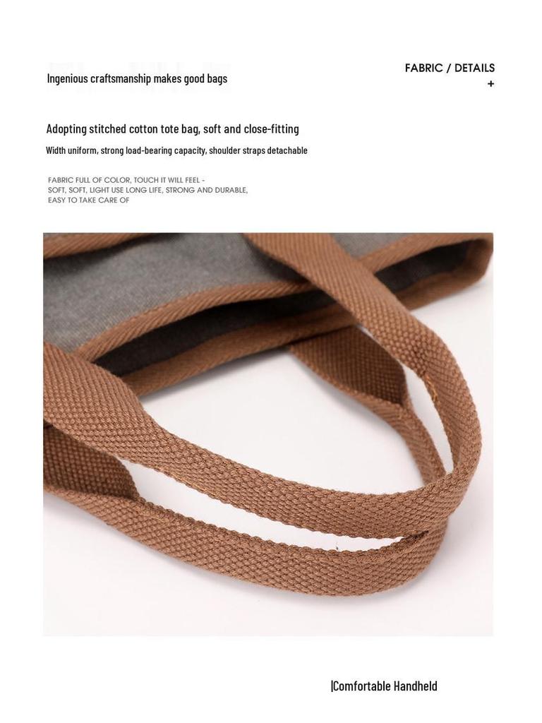 2025 Damen Trendige Schultertasche im koreanischen Stil: Vielseitige, modische Canvas-Handtasche und Umhängetasche mit großem Fassungsvermögen.