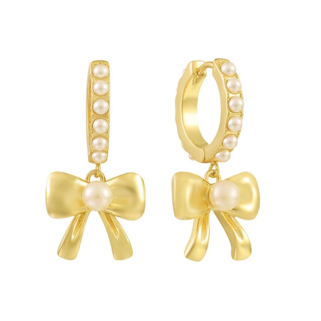 Bow Tie Necklace: Versatile Women's Luxury Gold Clavicle Chain, Highly Praised for Color Preservation