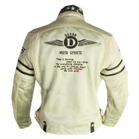 Duhan Motorcycle Riding 905422 Jacket, XL, Beige, 3-Season, Spring/Summer/Autumn,