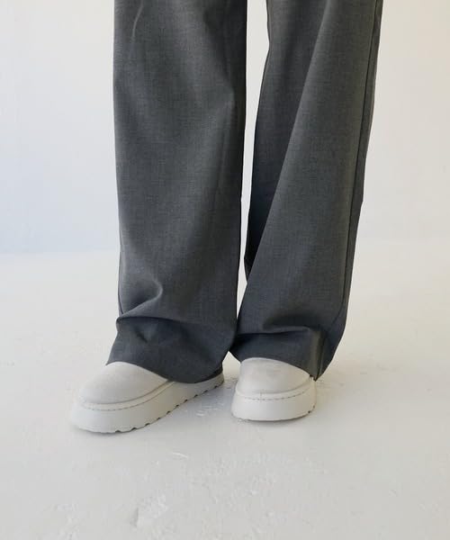 Missmo Sheepskin Boa Snow Short Boots with Side Gore and Fleece Low Flat Comfortable To Walk Thick Furry Work Cold Winter Boots Size Women's Boots,