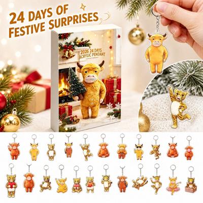 2026 2D Christmas Tree Hanging Ornaments - Festive Holiday Decorations for Christmas Tree