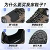 Breathable Mens Casual Tooling Shoes Outdoor Comfortable Hiking Shoes Outdoor Lightweight Soft-soled Walking Shoes Sneakers