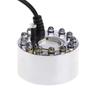 KX4B Maker Fogger Water Fountain Pond Fog Machine Atomizer with 12 LED Light