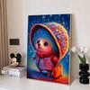New Arrival 5D DIY Full Circle Diamond Painting "Cartoon Hedgehog" Embroidery Cross Stitch Home Decor Gift