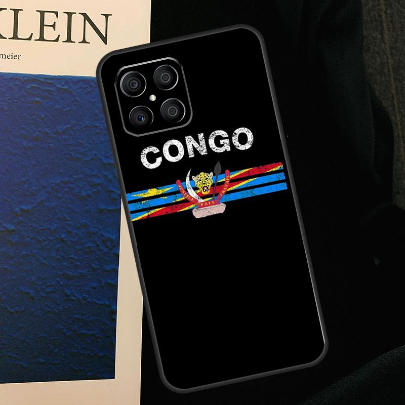 Congo Democratic Republic Flag Case For Honor 200 Pro X9b X9a X8b X8a X8 X9 X9c 50 70 90 Lite Honor Magic 7 5 6 Pro Cover