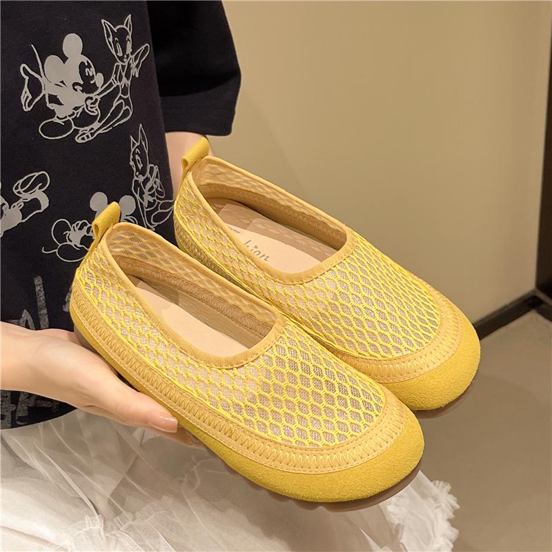 Fashion Women Sandals Mesh Breathable Fashion Versatile Sandals Women New Flat Soft Soled Mary Jane Shoes for Women Sandalias De Mujer