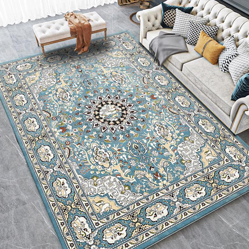 Retro Europe Morocco Style Carpet Living Room Sofa Bedroom Study Kitchen Entrance Door Mat Non-slip Persia Home Decorstyle Rug