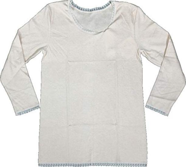 

Женская футболка с рукавом 3/4, размер M бежевый